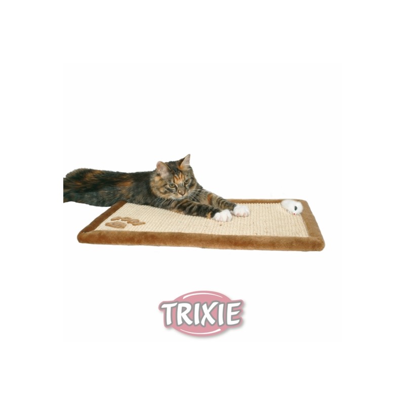 Tabla Rascadora c/ borde peluche Marrón