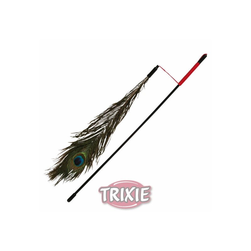 Varita Juego con pluma Pavo Real