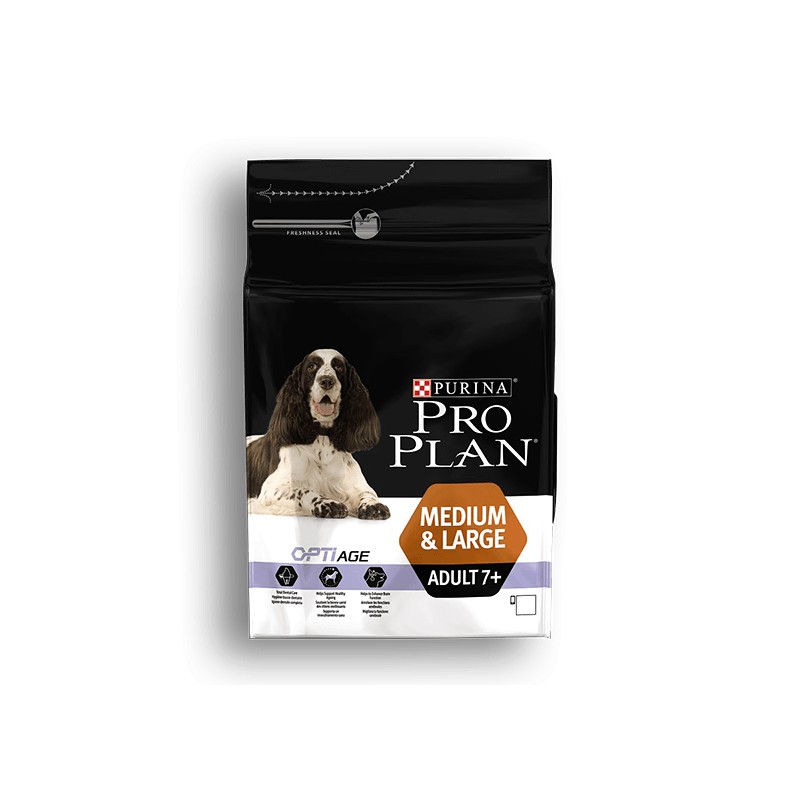 Pro Plan Adult 7+ Medium & Large OptiAge pollo
