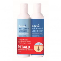 CUTANIA® HairControl Pack 236 ml - Champú + Acondicionador de Regalo