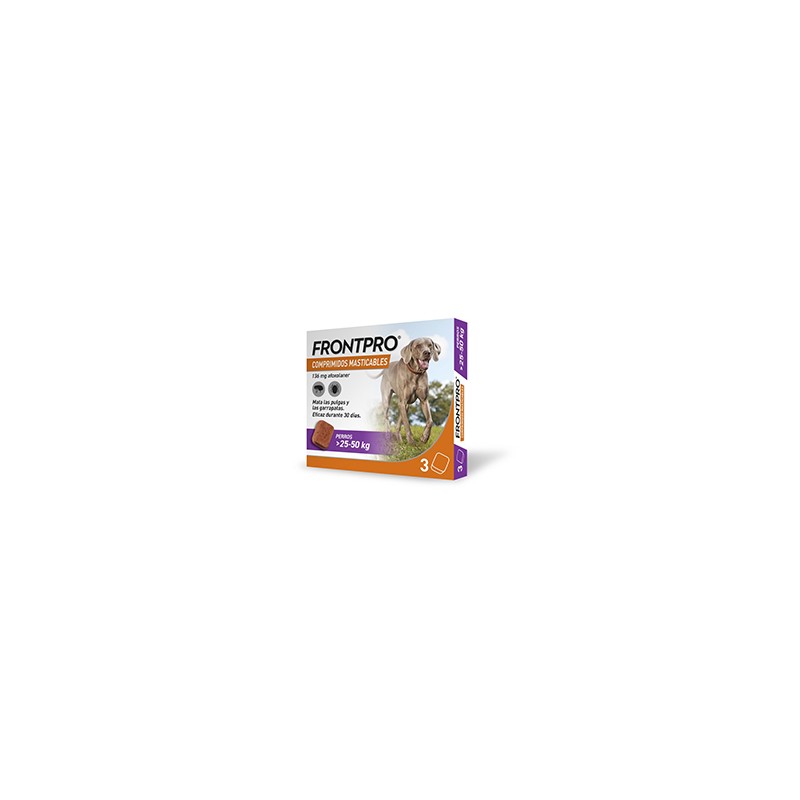 Frontpro Antiparásitos masticables de 25 a 50kgs