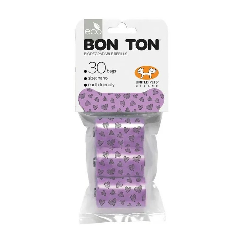 UNITED PETS RECAMBIO BON TON NANO BIODEGRADABLE MORADO