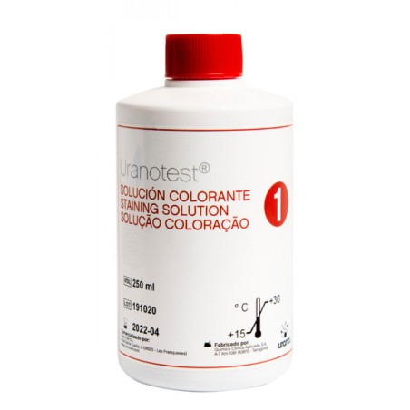 URANOTEST SOLUCION- COLORANTE 1 ROJO
