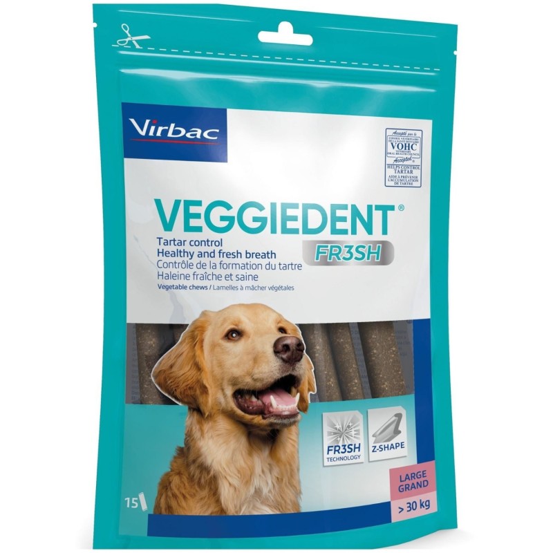 VEGGIEDENT FR3SH L +30kg 1x15- laminas VEGGIEDENT FR3SH L +30kg 1x15- laminas