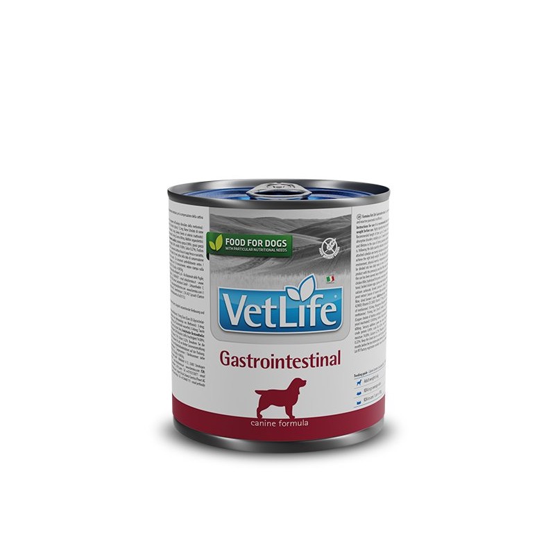 VETLIFE DOG GASTROINTESTINAL 6 LATAS DE 300GRS