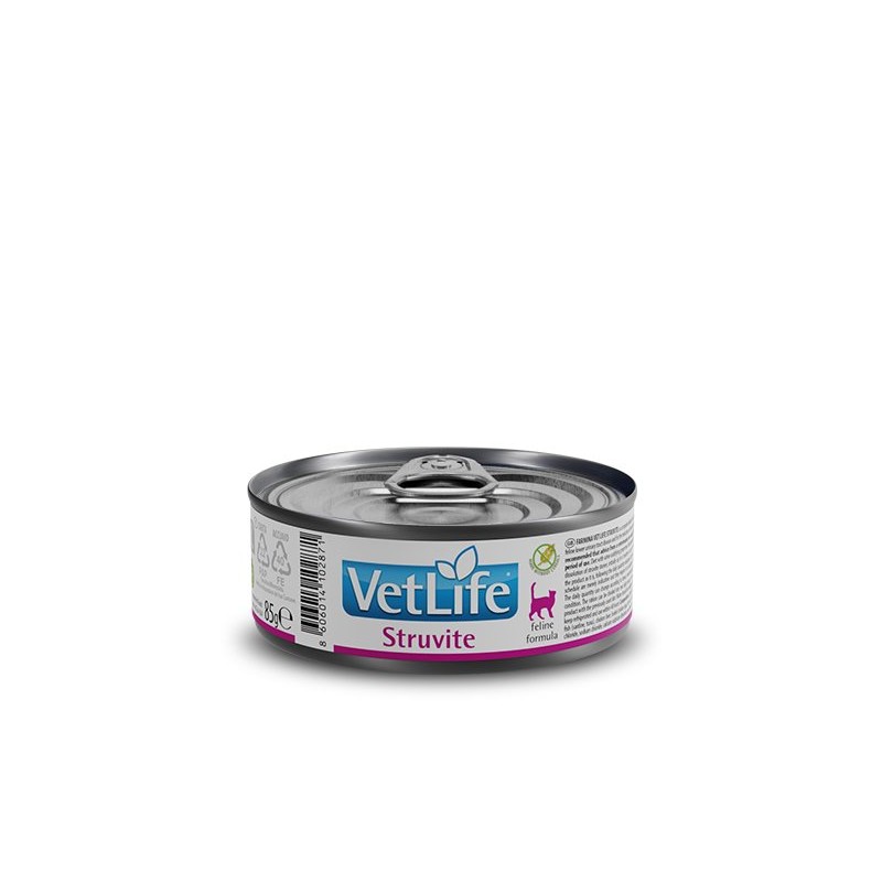 VETLIFE CAT STRUVITE 12 LATAS X85G