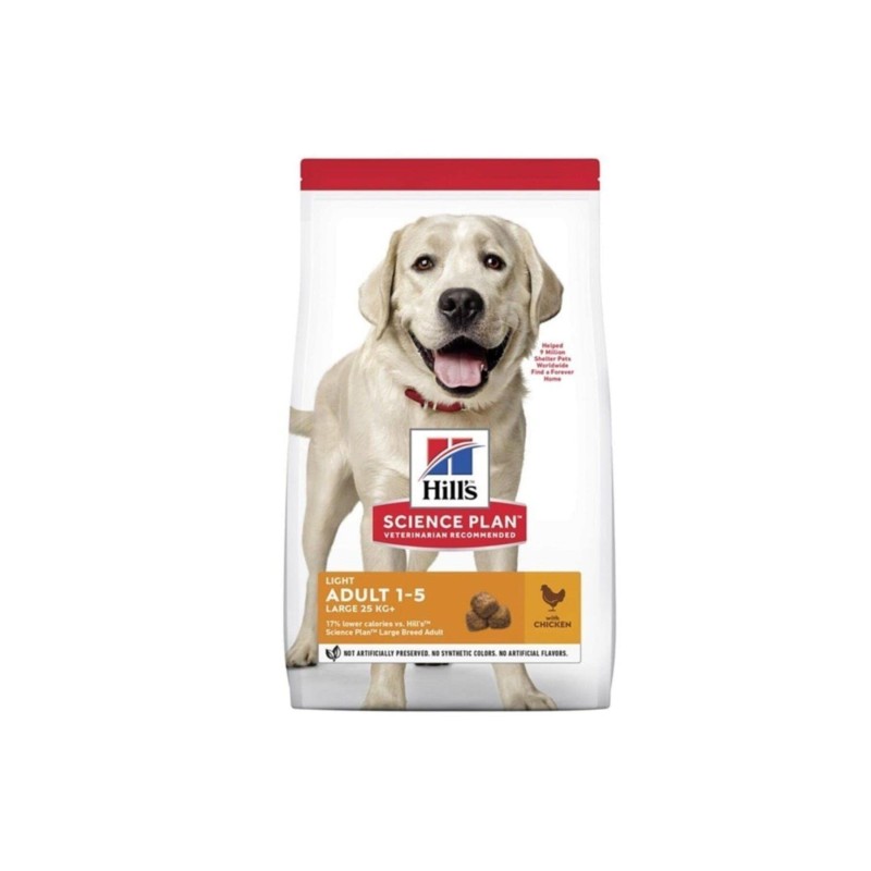 Hill's™ Science Plan™ LIGHT LARGE BREED ALIMENTO PARA PERROS ADULTOS con POLLO 14kgs Hill's™ Science Plan™ LIGHT LARGE BREED ALIMENTO PARA PERROS ADULTOS con POLLO 14kgs