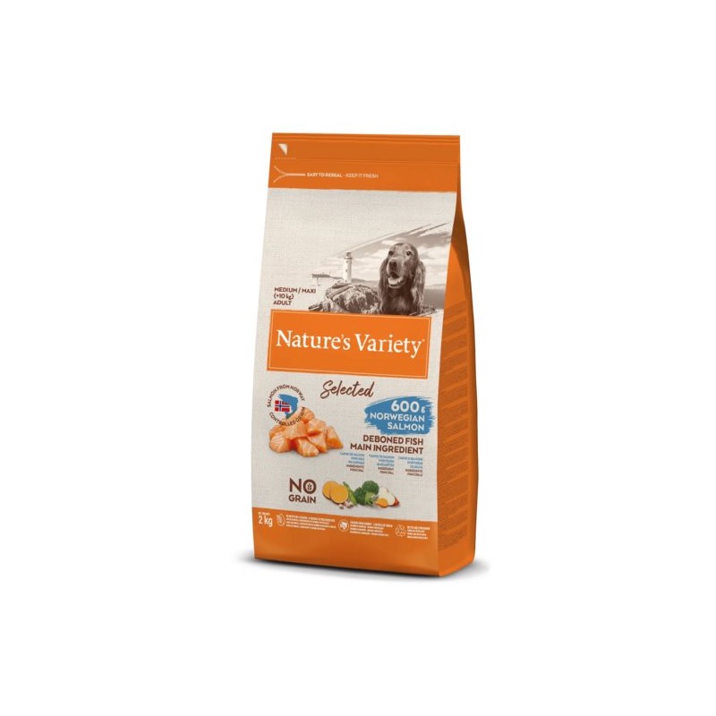 NVD SELECTED MEDIUM ADULT SALMON  2KG