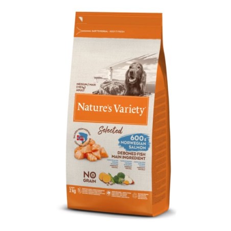 NVD SELECTED MEDIUM ADULT SALMON  2KG