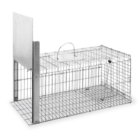 Cesto Caza Plegable Galvanizado