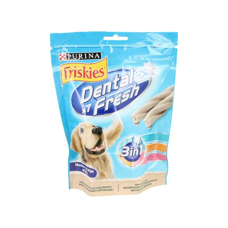 Friskies Dental Fresh perros medianos y grandes 180grs