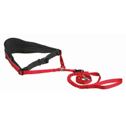 Cinturón Acolchado Canicross Manos libres Rojo
