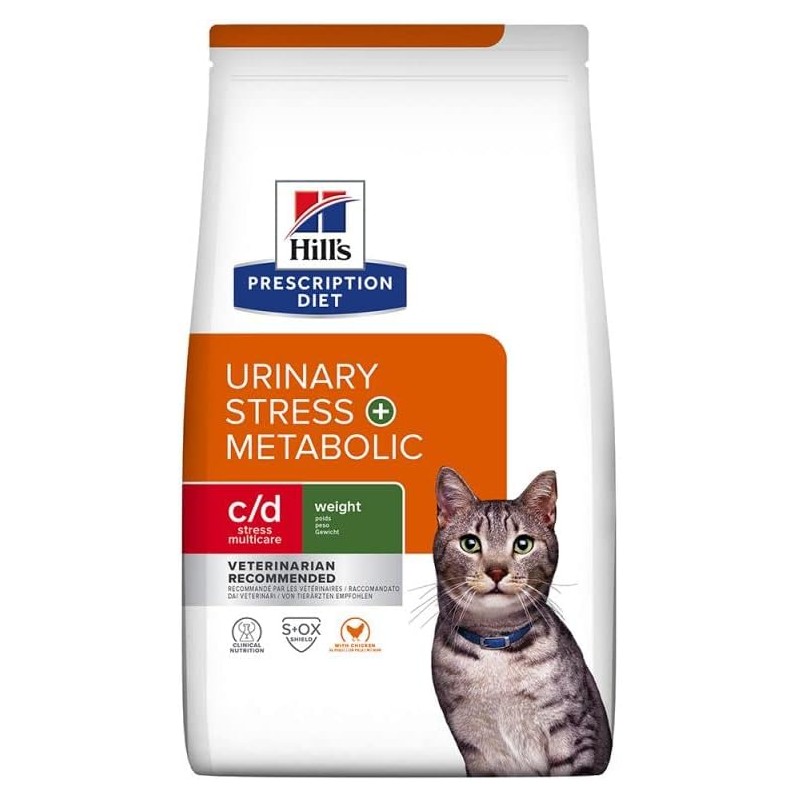 Hills c/d Multicare Stress + Metabolic alimento para gatos Hills c/d Multicare Stress + Metabolic alimento para gatos