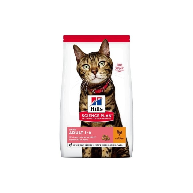 Hills SP Feline Adult Light con Pollo Hills SP Feline Adult Light con Pollo
