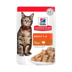 Hills SP Feline Adult con Pavo (bolsita)