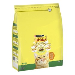FRISKIES Gatos Interior con  Verduras añadidas