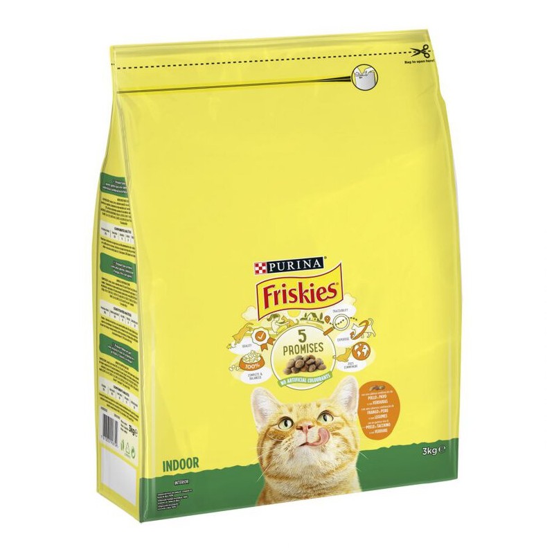 FRISKIES Gatos Interior con Verduras añadidas FRISKIES Gatos Interior con Verduras añadidas