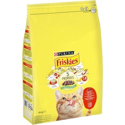 FRISKIES Adulto con Buey, Pollo y Verduras añadidas