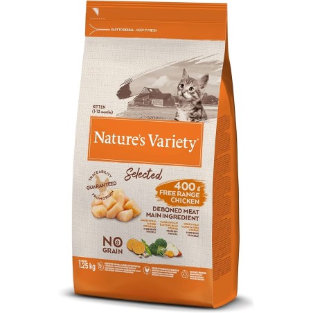 NVC SELECTED KITTEN GATITO POLLO 1,25KGS