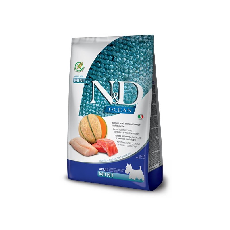 N&D OCEAN DOG MINI BACALAO,CALABAZA 2,5KG N&D OCEAN DOG MINI BACALAO,CALABAZA 2,5KG