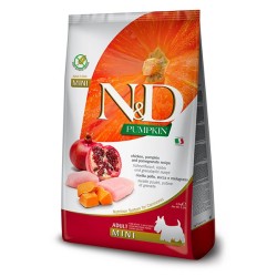 N&D PUMPKIN DOG MINI POLLO,GRANADA 2,5KG