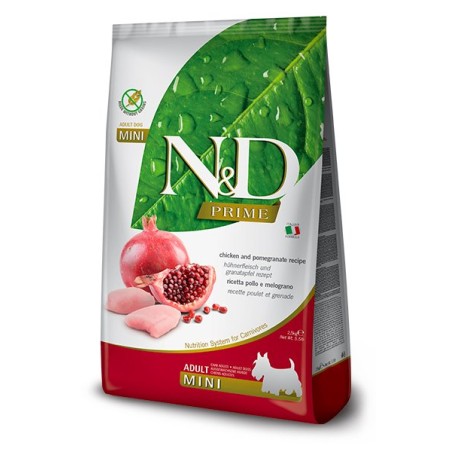 N&D PRIME DOG MINI POLLO,GRANADA 2,5KG