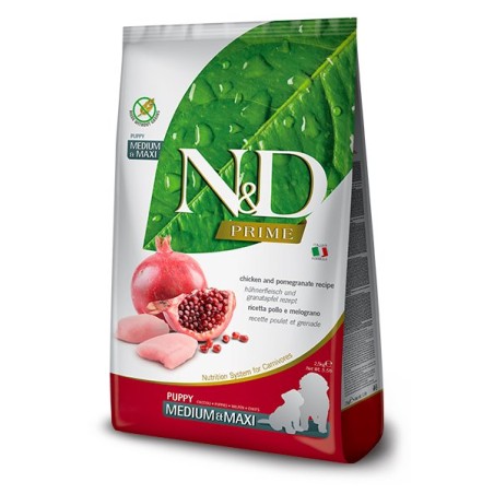 N&D PRIME PUPPY MEDIUM/MAXI POLLO 12KG