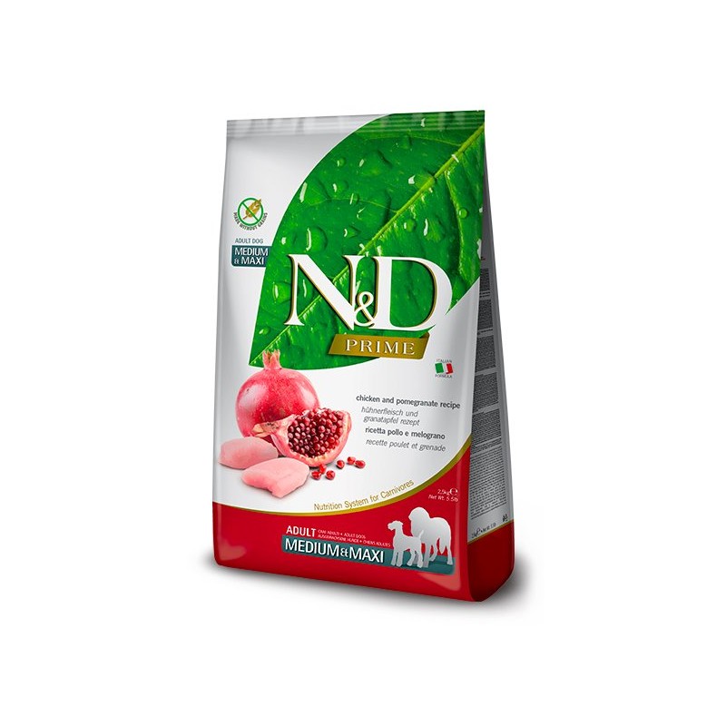 N&D PRIME DOG MEDIUM/MAXI POLLO 12KG