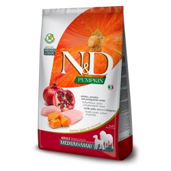 N&D PUMPKIN DOG MED/MAXI POLLO 2,5KG