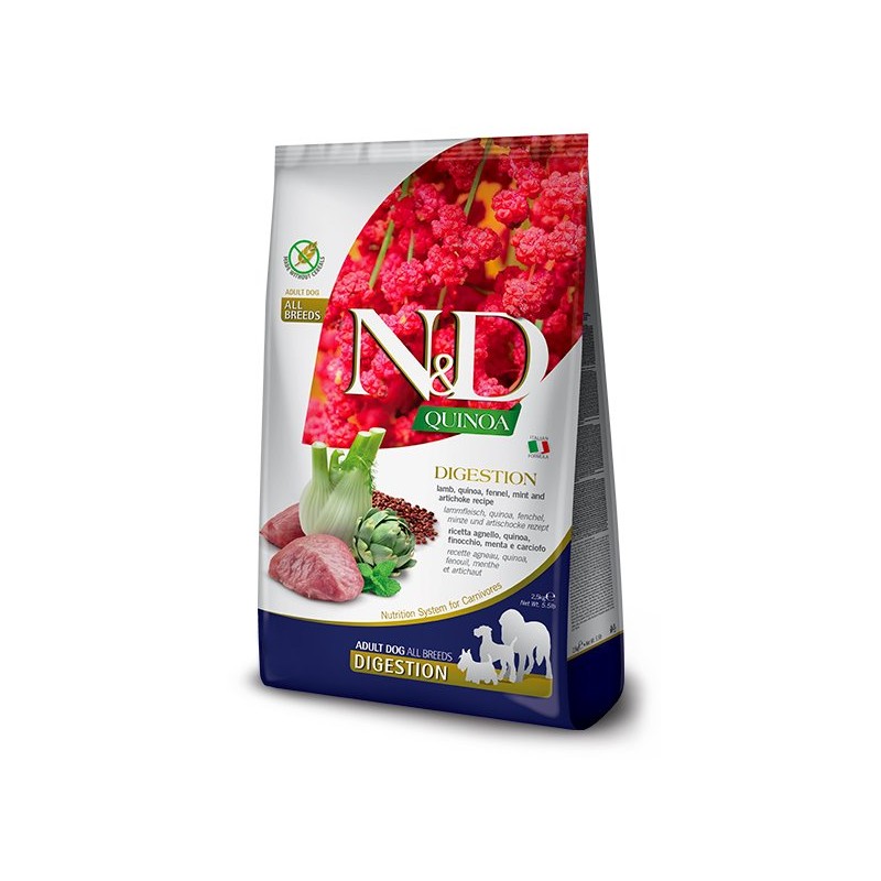 N&D QUINOA DOG DIGESTION CORDERO 7KG N&D QUINOA DOG DIGESTION CORDERO 7KG