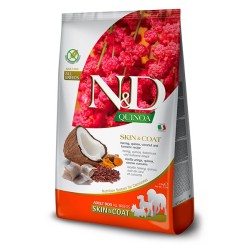 N&D QUINOA DOG SKIN COAT ARENQUE 2,5KG