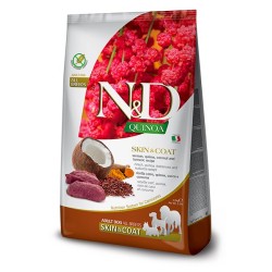 N&D QUINOA DOG SKIN COAT VENADO 7KG