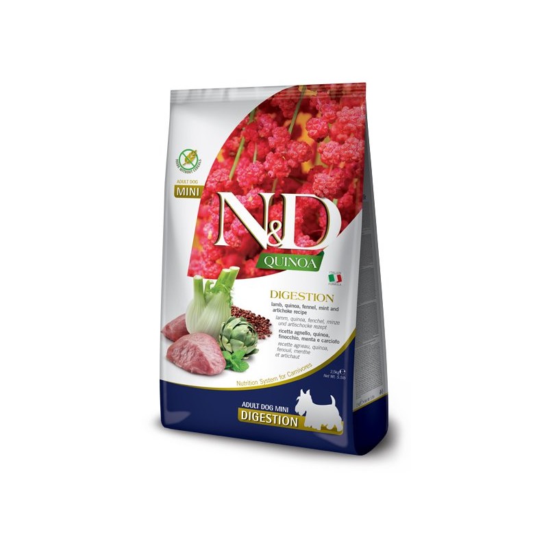 N&D QUINOA DOG MINI DIGESTION 2,5KG N&D QUINOA DOG MINI DIGESTION 2,5KG