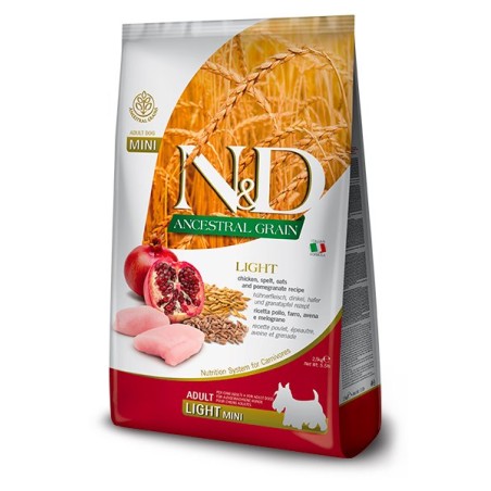 N&D ANCESTRAL DOG MINI LIGHT POLLO 2,5KG