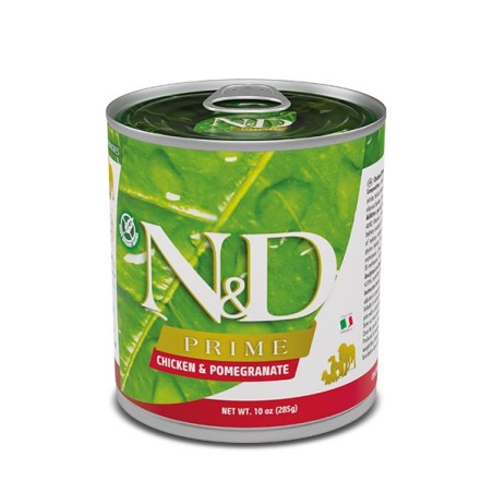 N&D PRIME DOG POLLO,GRANADA 6 LATAS DE 285G