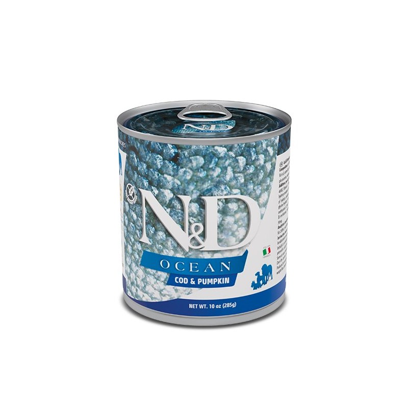 N&D OCEAN DOG BACALAO,PUMPKIN 6 LATAS DE 285G N&D OCEAN DOG BACALAO,PUMPKIN 6 LATAS DE 285G