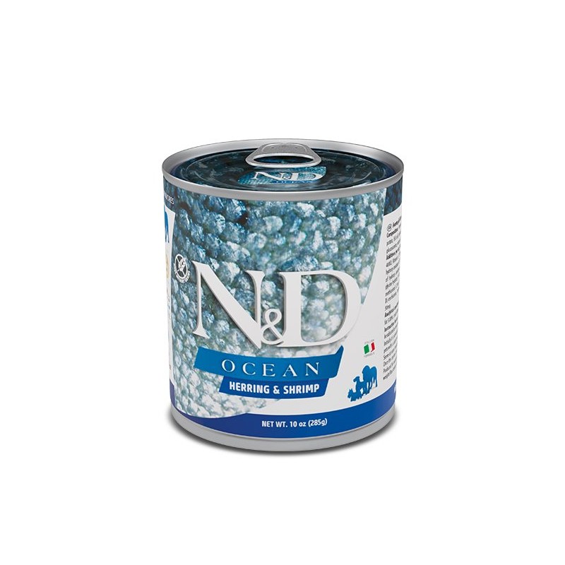 N&D OCEAN DOG ARENQUE,CAMARON 6 LATAS DE 285G N&D OCEAN DOG ARENQUE,CAMARON 6 LATAS DE 285G