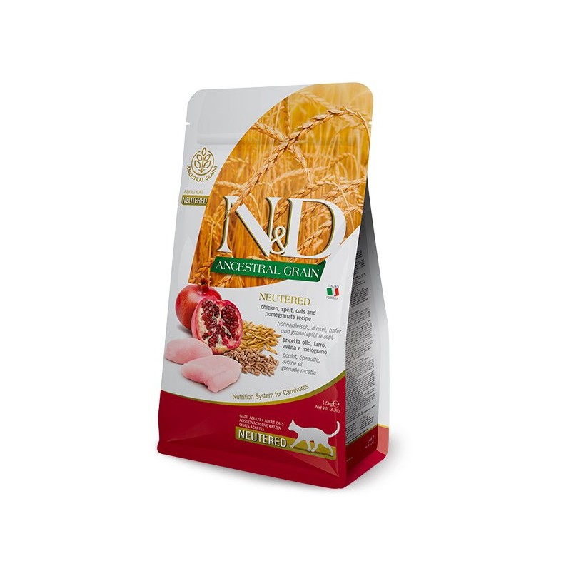 N&D ANCESTRAL CAT NEUTERED POLLO 5KG N&D ANCESTRAL CAT NEUTERED POLLO 5KG
