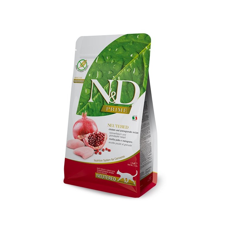 N&D PRIME CAT NEUTERED POLLO 5KG N&D PRIME CAT NEUTERED POLLO 5KG
