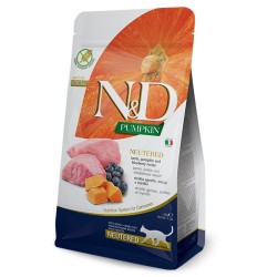 N&D PUMPKIN CAT NEUTERED CORDERO 1,5KG