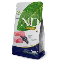 N&D PRIME CAT CORDERO,ARANDANO 1,5KG