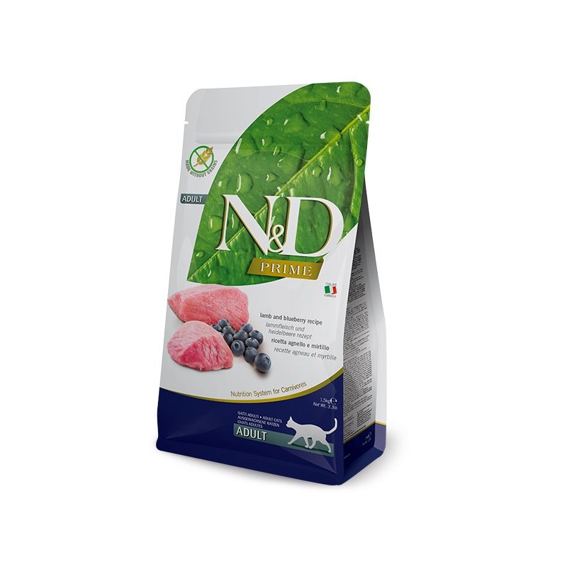 N&D PRIME CAT CORDERO,ARANDANO 10KG N&D PRIME CAT CORDERO,ARANDANO 10KG