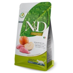 N&D PRIME CAT JABALI,MANZANA 1,5KG