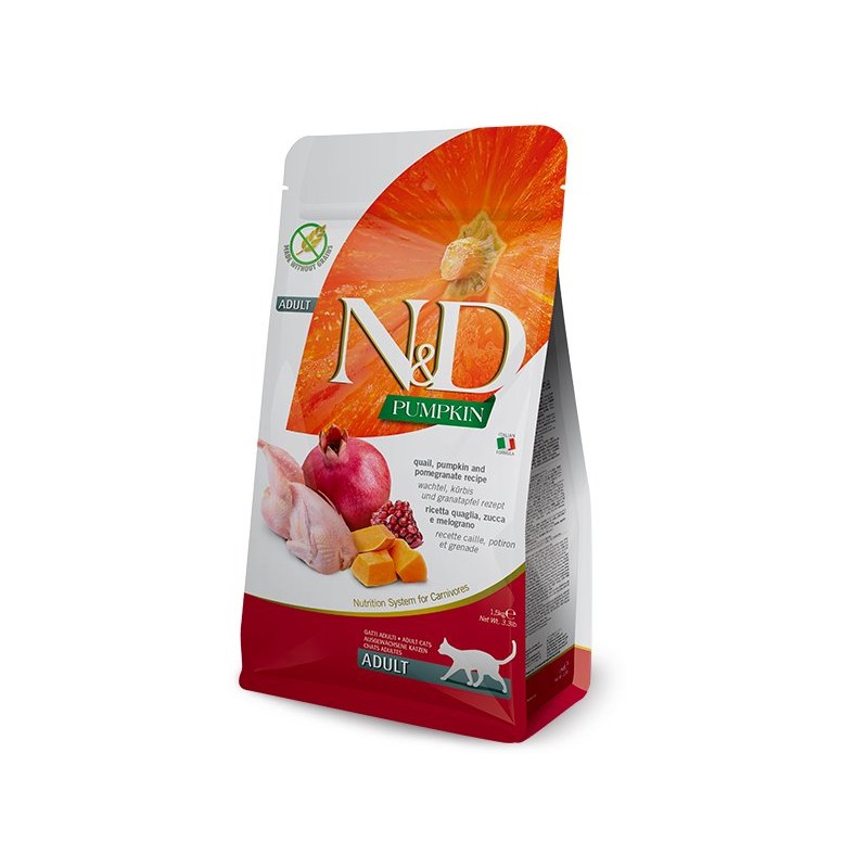 N&D PUMPKIN CAT CODORNIZ 1,5KG N&D PUMPKIN CAT CODORNIZ 1,5KG