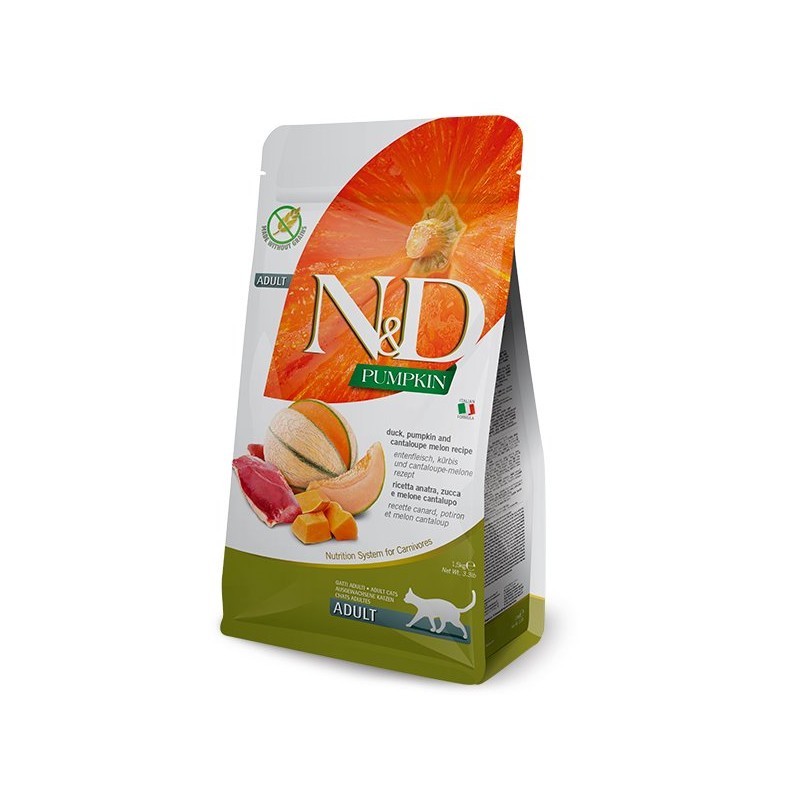 N&D PUMPKIN CAT PATO,MELON 1,5KG N&D PUMPKIN CAT PATO,MELON 1,5KG