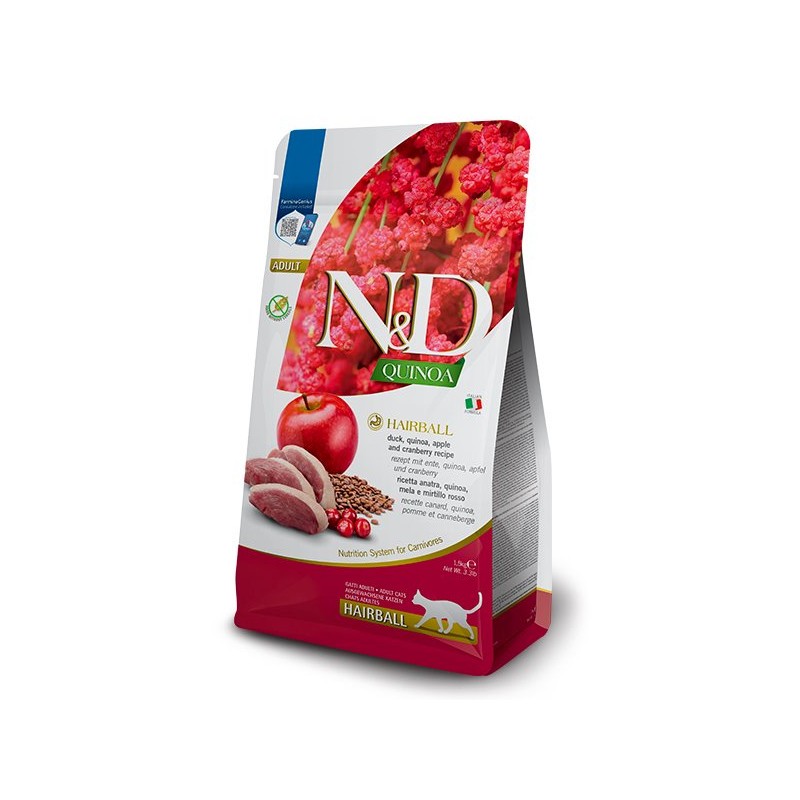 N&D QUINOA CAT HAIRBALL 1,5KG N&D QUINOA CAT HAIRBALL 1,5KG