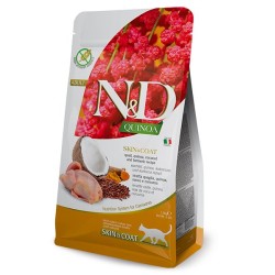 N&D QUINOA CAT SKIN COAT CODORNIZ 1,5KG