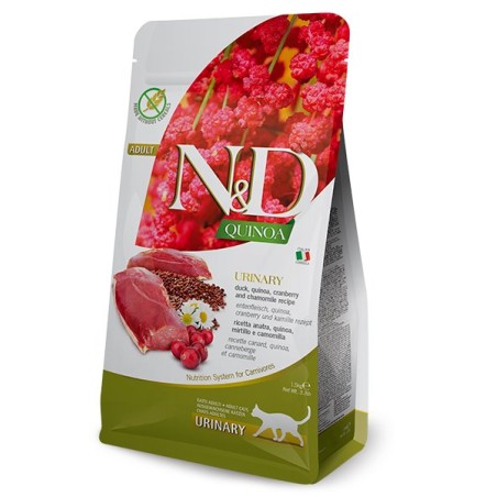 N&D QUINOA CAT URINARY PATO 1,5KG