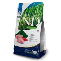 N&D SPIRULINA CAT CORDERO 1,5KG