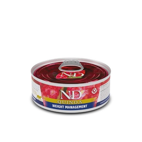 N&D QUINOA CAT WEIGHT MANAGEMENT 24X80G